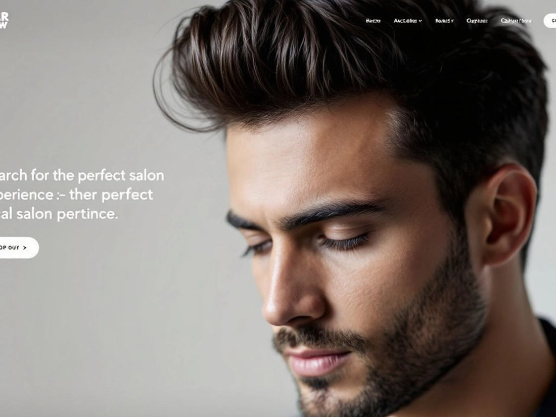 Stylish man with a clean haircut in soft lighting.