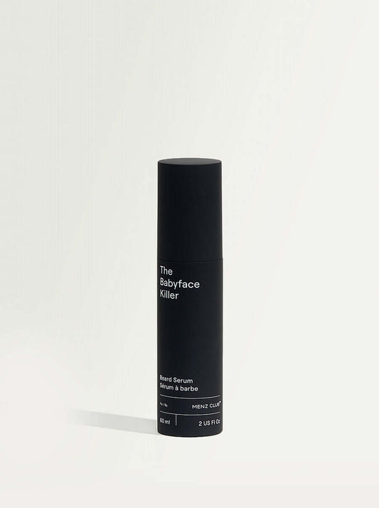 Beard Growth Serum Bottle - The Babyface Killer with Biotin, Capilia Longa, and Castor Oil for Thicker, Stronger Hair