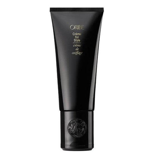 Oribe Crème For Style styling cream with black sleek packaging for hold, flexibility, and natural texture enhancement