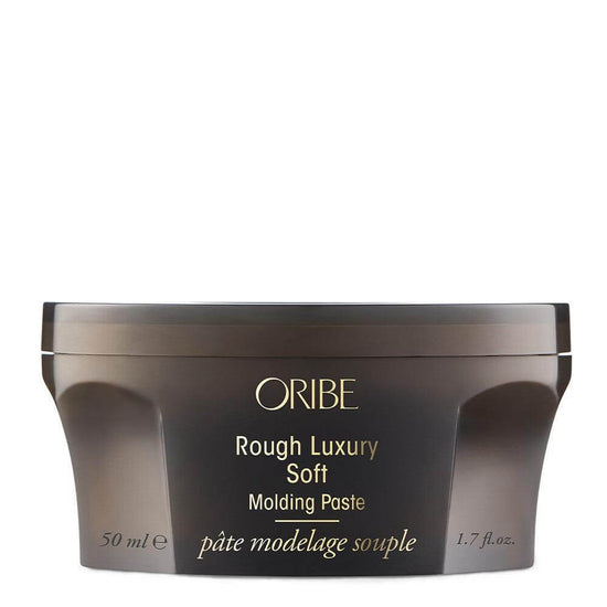 Oribe Rough Luxury Soft Molding Paste in 50 ml container for flexible hold, matte finish, and textured styles