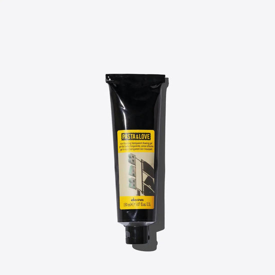 Davines Pasta & Love Smooth Shaving Gel Tube with Rich Lather and Skin-Nourishing Ingredients for a Close, Comfortable Shave